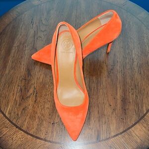 Tory Burch Orange Stiletto Heels